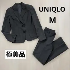 【極美品】UNIQLO パンツ　スーツ　レディース　ユニクロ　M セットアップ