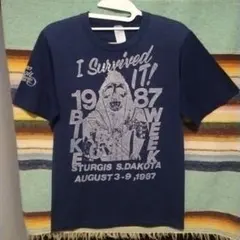 80sハーレーダビッドソン　Tシャツ　両面・袖プリント　ヴィンテージ