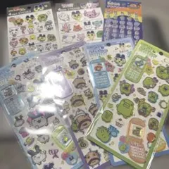 たまごっち　はっぴーフォン　4サイズステッカー　おやじっち　まめっち　くちぱっち