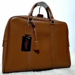 完売品！新品✨マトゥーリ シボ革 ビジネスバッグ オールレザー 南京錠　茶