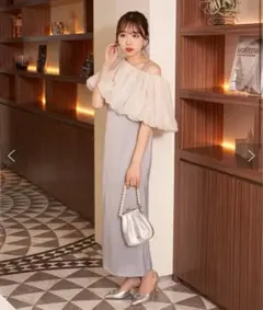 定価9900円　Chicoチコ　オフショルシアーボレロセット　オケージョンワンピ