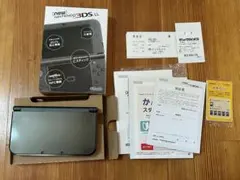 美品 NEWニンテンドー3DSLL メタリックブラック 上画面 IPS 任天堂