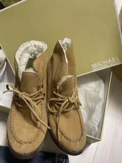 MICHAEL KORS ベージュ ムートンブーツ 7M