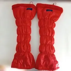 Ladiesゴルフ/KISSONTHEGREEN/レッグウォーマー/防寒対策/赤