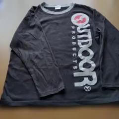 OUTDOOR PRODUCTS 長袖Tシャツ ブラックのサムネイル