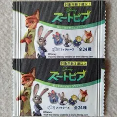ディズニー ダイソー ズートピア ワッペン 2枚 まとめ売り