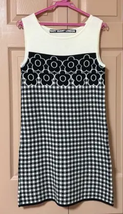 MARY QUANT LONDON ノースリーブニットワンピース