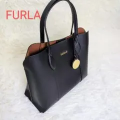 【新品同様】FURLA フルラ トートバッグ レザー トートバッグ 系
