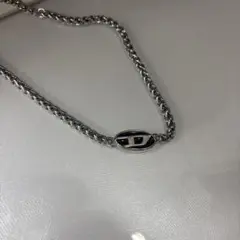 シルバー チェーンネックレス ロゴデザイン