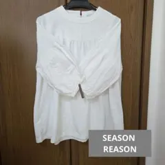 SEASON REASON ホワイト Tシャツ 半袖