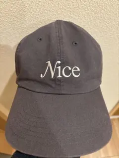 NICE WEATHER ナイスウェザー　グレー　キャップ