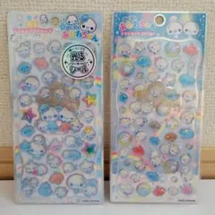 【正規品】あわわちゃん　ブチドロップ　ジュエルプチドロップ　ステッカー　2セット