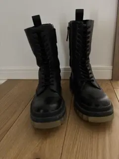 ブラック 厚底ブーツ EU 37サイズ