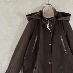 リズクレイボーン　ジャケット　フルジップ　ライナー付　アースカラー　茶　LO9