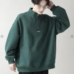 RAGEBLUE【SIGNAL SPORTS】 裏起毛スウェットハーフジップ