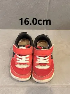 IFMEレッド メッシュ スニーカー