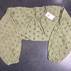 RODEO CROWNS カットワーク刺繍リボン付きボレロのサムネイル