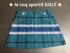 le coq sportif GOLF チェックスカート