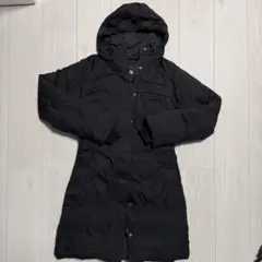 THE NORTH FACE ブラックダウンジャケット ロング丈　レディースS