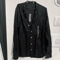 RICK OWENS 21SS LARRY SHIRT ラリーシャツ ブラックのサムネイル