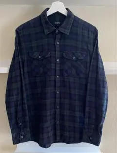 BURBERRY バーバリー ブラックレーベル チェックネルシャツ サイズ3/L