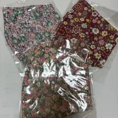 花柄 布マスク 3枚セットのサムネイル