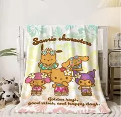 サンリオキャラクター フリースブランケット