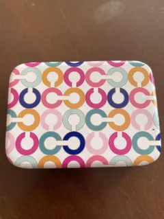 coach ミニ缶　付箋　メモ　紙袋セット