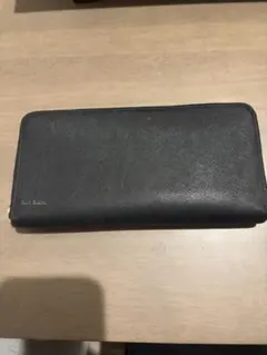 【中古】Paul Smith ポールスミス　長財布　ラウンドファスナー　ブラック