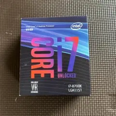 Intel Core i7-8700K CPU 本体
