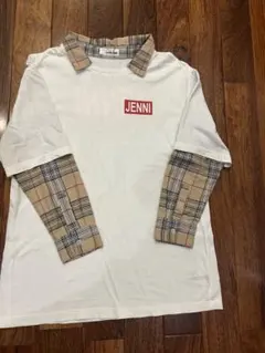 ジェニーSISTER JENNI 七分長袖カットソー ホワイト140cm