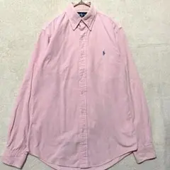【良品✨】ラルフローレン ソフトコーデュロイ BDシャツ 長袖 ピンク XS