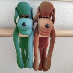 犬ぬいぐるみ 昭和レトロ