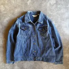 90s セントジョンズベイ デニムジャケット ブルー XL ストア系 古着