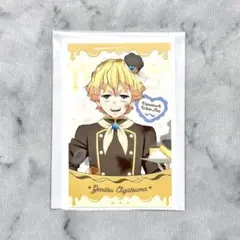 鬼滅の刃 バレンタイン＆ホワイトデー チョコ風カード 箔押し 我妻善逸