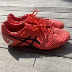 アシックス　DS LIGHT サッカースパイク　オレンジ　28センチ