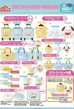 サンリオキャラクターズくじ　ロット