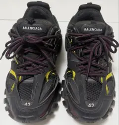 BALENCIAGA Track ブラック/イエロー 42/27.5cm - メルカリ