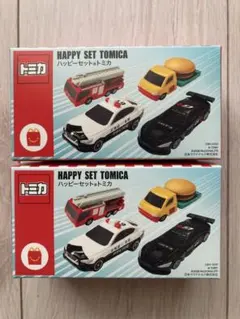 マクドナルド　ハッピーセット　トミカ　第1弾　2種セット