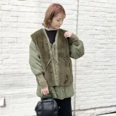 カスタネ Kastane マルチウェイベスト付きミリタリーコート アウター