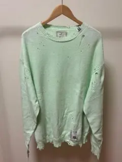 MAISON MIHARA YASUHIRO グリーンニットセーター サイズ38 - メルカリ