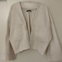 kastane ノーカラージャケット カーディガン
