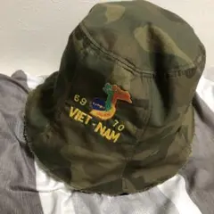 美品 バケットハット ベトジャン刺繍 スーベニア RIDICULOUS 迷彩