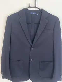 UNIQLO ネイビー ジャケットパンツ　セットアップ　スーツ　160