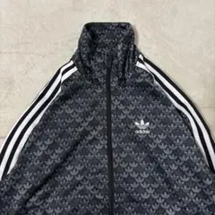 アディダスオリジナルス モノグラム トラックジャケット ジャージ 黒 Sサイズ