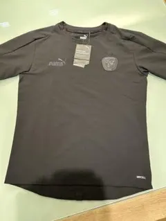 PUMA サッカーシャツ Sサイズ 黒