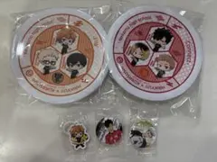 ハイキュー!! 寿司皿、缶バッジ、めじるしチャームセット