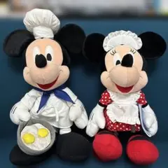 ミニーマウス　シェフミッキー　ぬいぐるみ　ミニー　レア シェフミッキー ミッキー ミニー ぬいぐるみ 海外 アメリカ wdw 人形