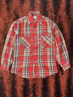 70s BIG MAC JCPenney ネルシャツ レッド チェック Sのサムネイル