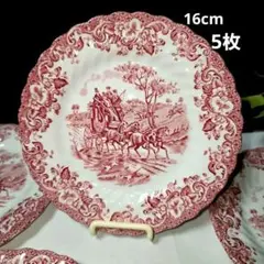 JOHNSON BROTHERS 花柄プレート 5枚セット　未使用　お値下げ中 JOHNSON BROTHERS 花柄プレート 5枚セット 未使用 お値下げ中